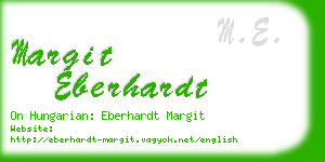 margit eberhardt business card